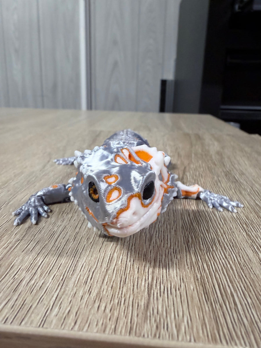 Bearded Dragon - Zombie Flexi 3D Printed Articulated Reptile Toy