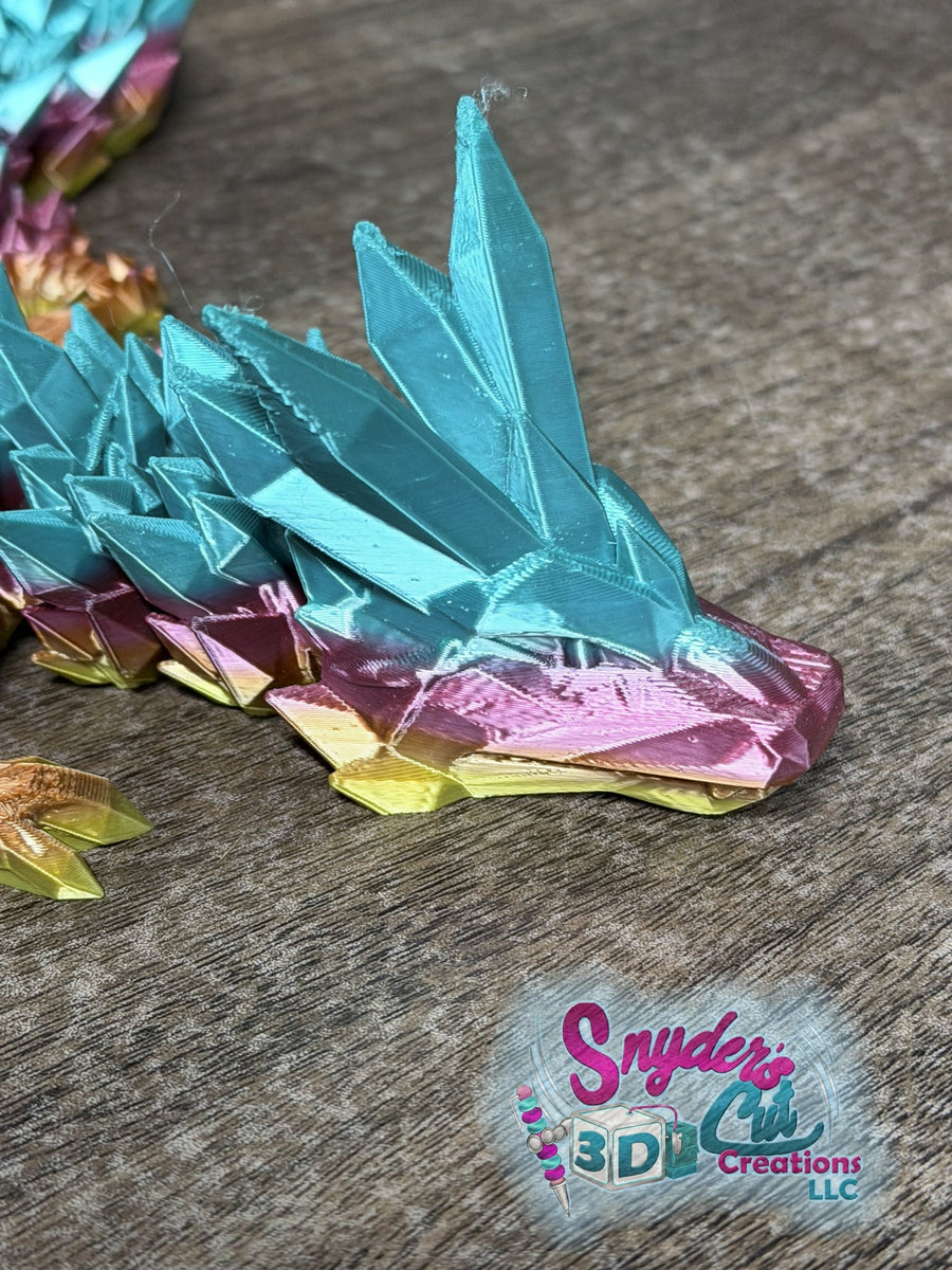 Bargain Bin - Dragons - Flexi 3D Printed Articulated Fantasy Figurine