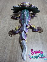 Axolotl - Flexi 3D Printed Articulated Amphibian Fidget Toy