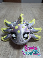 Axolotl - Flexi 3D Printed Articulated Amphibian Fidget Toy
