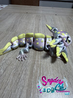 Axolotl - Flexi 3D Printed Articulated Amphibian Fidget Toy