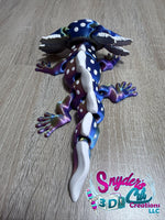 Axolotl - Flexi 3D Printed Articulated Amphibian Fidget Toy