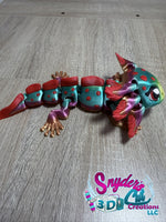 Axolotl - Flexi 3D Printed Articulated Amphibian Fidget Toy