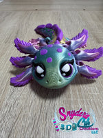 Axolotl - Flexi 3D Printed Articulated Amphibian Fidget Toy