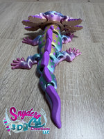Axolotl - Flexi 3D Printed Articulated Amphibian Fidget Toy