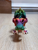 Sabertooth Skeleton - 3D Printed Articulated Fossil Toy