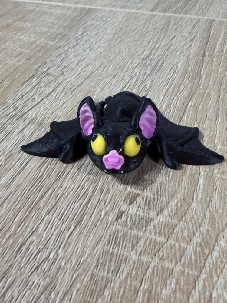 Bat - Flexi 3D Printed Articulated Flying Mammal Fidget Toy