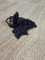Bat - Flexi 3D Printed Articulated Flying Mammal Fidget Toy
