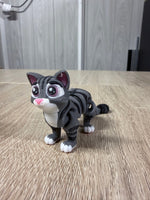 Cat - Flexi 3D Printed Articulated Tabby Fidget Toy