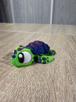 Turtle - Sea Flexi 3D Printed Articulated Ocean Fidget Toy
