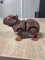 Capybara - Flexi 3D Printed Articulated Animal Fidget Toy
