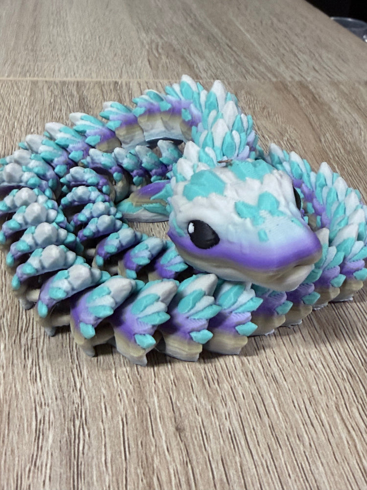 Flexi Snake - 3D Printed Articulated Serpent Fidget Toy