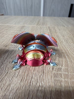 Love Bug - 3D Printed Flexi Fidget Toy - Articulated Ladybug Figurine - Desk Toy Gift - Made in USA