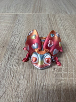 Love Bug - 3D Printed Flexi Fidget Toy - Articulated Ladybug Figurine - Desk Toy Gift - Made in USA