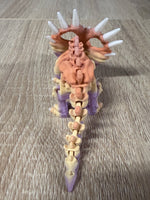 Styracosaurus - 3D Printed Flexi Dinosaur Toy - Articulated Dino Figurine - Desk Toy Gift - Made in USA