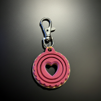 Gyro Spinner Keychain & Bag Clip - 3D Printed Fidget Toy