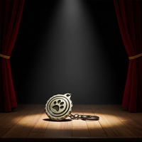 Gyro Spinner Keychain & Bag Clip - 3D Printed Fidget Toy