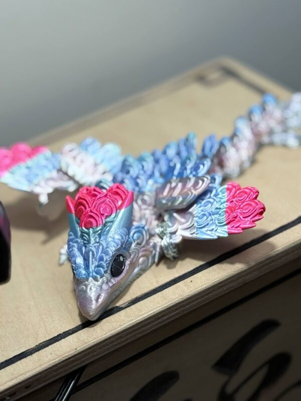 Flexi 9" Peacock Dragon Multicolor - Image 5