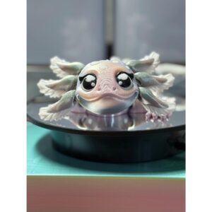 Cute Flexi Axolotl Earthtone