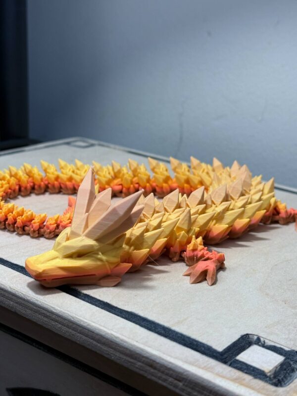 Flexi 17" Crystal Dragon Falling Leaves - Image 4