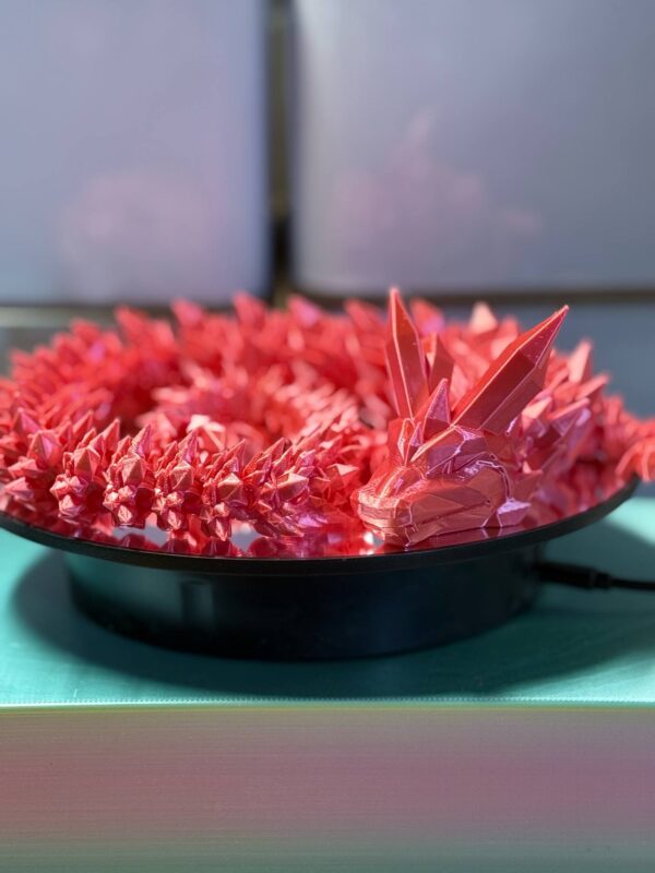 Flexi 24" Crystal Dragon Coral Pink - Image 3