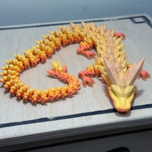 Flexi 17" Crystal Dragon Falling Leaves