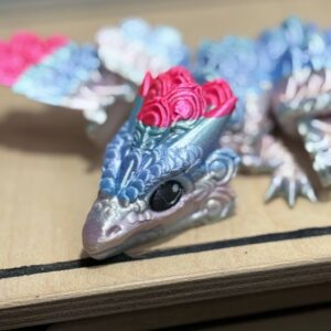 Flexi 9" Peacock Dragon Multicolor