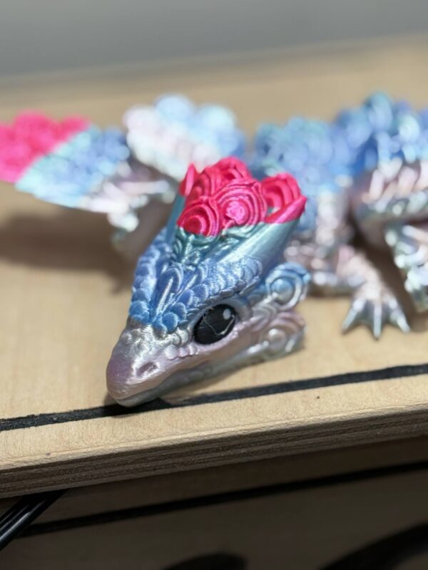 Flexi 9" Peacock Dragon Multicolor