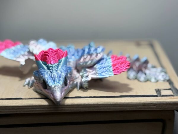 Flexi 9" Peacock Dragon Multicolor - Image 2