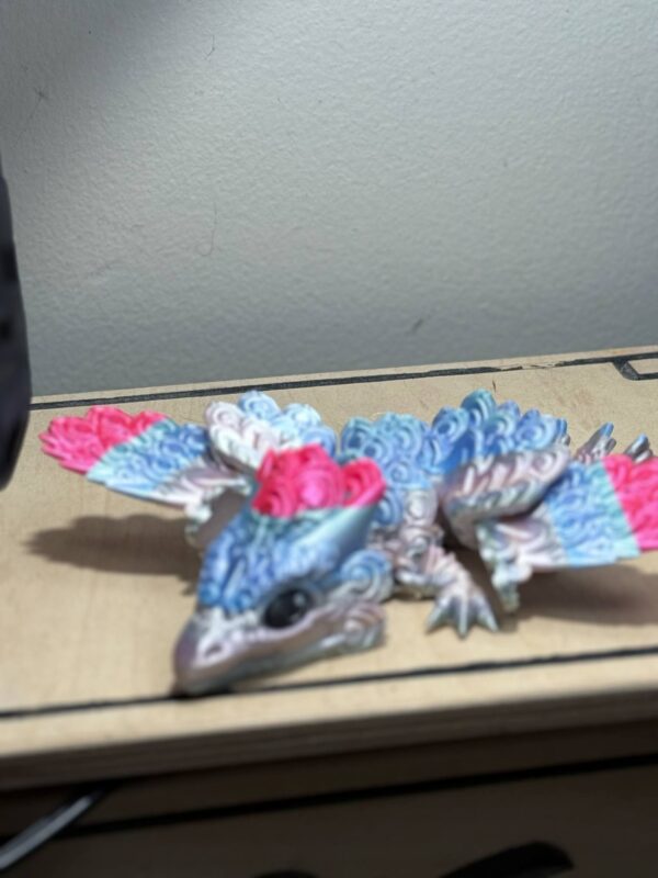 Flexi 9" Peacock Dragon Multicolor - Image 3
