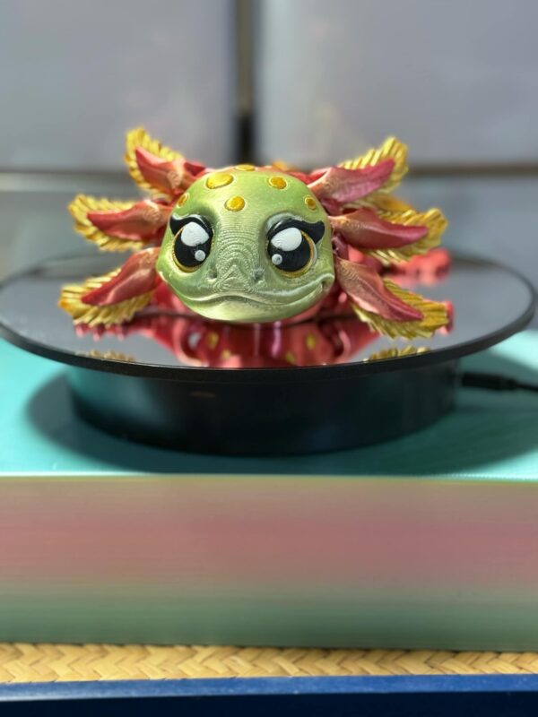 Cute Flexi Axolotl Rainbow