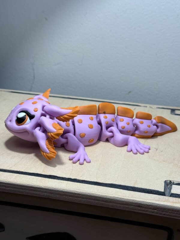 Cute Flexi Axolotl Lavender - Image 3