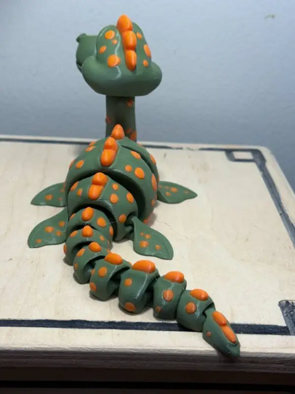 Flexi Loch Ness Monster – 3D Printed, Articulating & Legendary (9”) - Image 4