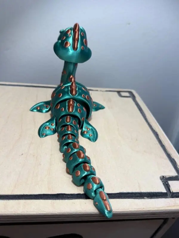 Flexi Loch Ness Monster Shiny – 3D Printed, Articulating & Legendary (9”) - Image 4