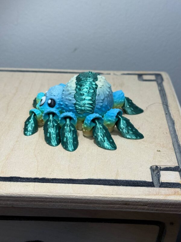 Flexi Articulating Blue Green Spider - Image 3
