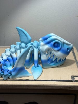 41VLuxe0 Flexi 12" Skeleton Shark Glacier