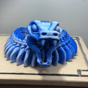 Flexi 28" Snake Skeleton BlueWhite