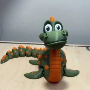 Flexi Loch Ness Monster – 3D Printed, Articulating & Legendary (9”)