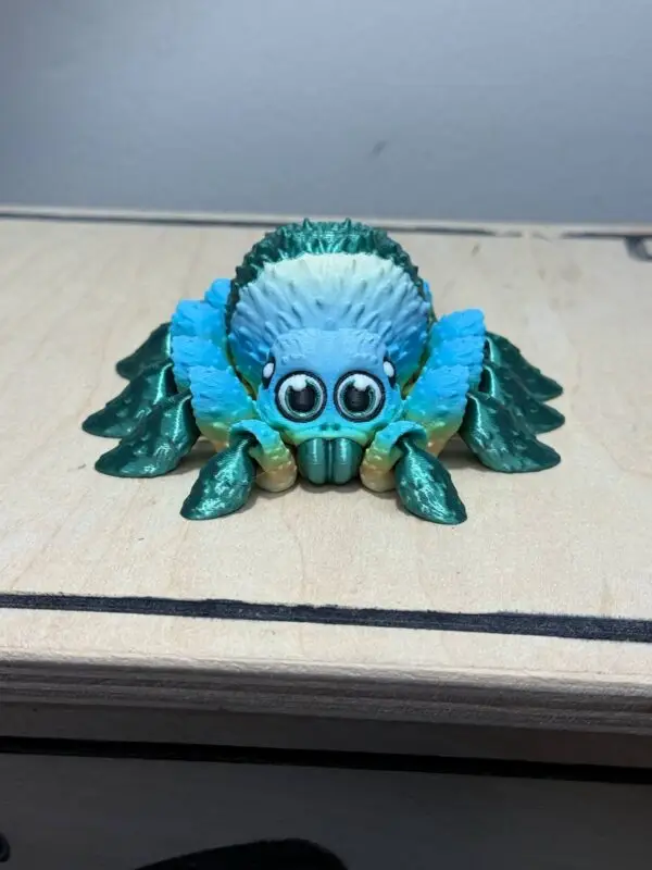 Flexi Articulating Blue Green Spider