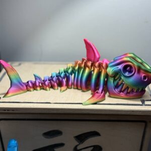 Flexi 12" Skeleton Shark Rainbow