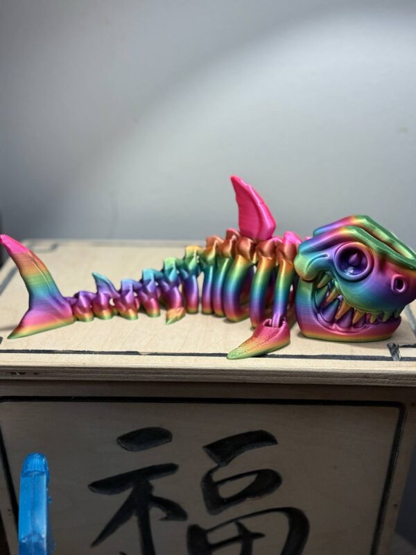 Flexi 12" Skeleton Shark Rainbow