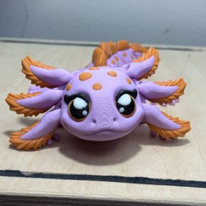 Cute Flexi Axolotl Lavender
