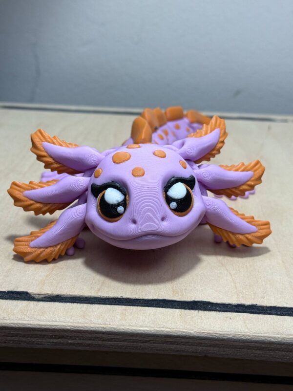 Cute Flexi Axolotl Lavender