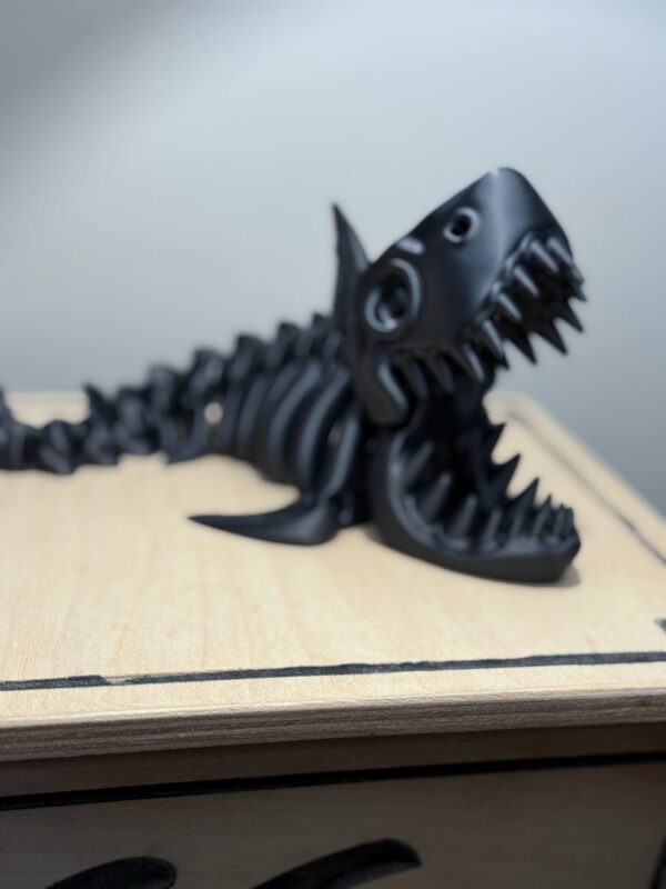 Flexi 12" Skeleton Shark Black - Image 3