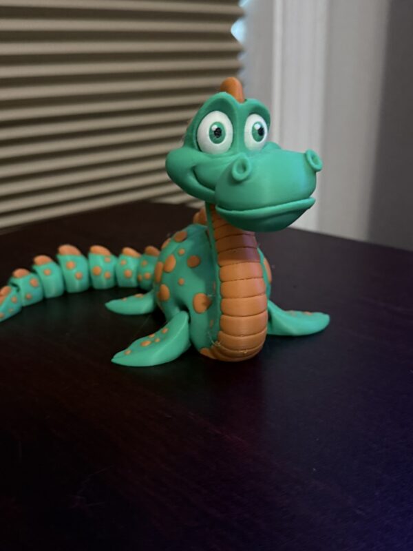 Flexi Loch Ness Monster – 3D Printed, Articulating & Legendary (9”) - Image 3