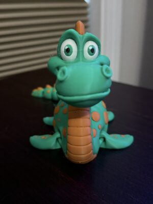 IMG_3082 Flexi Loch Ness Monster – 3D Printed, Articulating & Legendary (9”)
