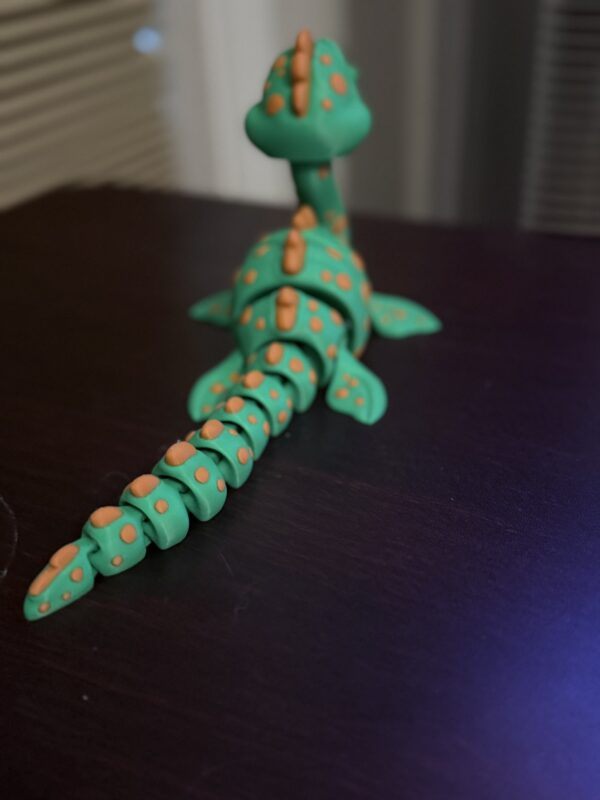 Flexi Loch Ness Monster – 3D Printed, Articulating & Legendary (9”) - Image 2