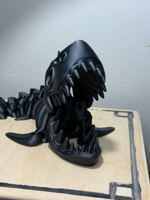 Flexi 12" Skeleton Shark Black - Image 2
