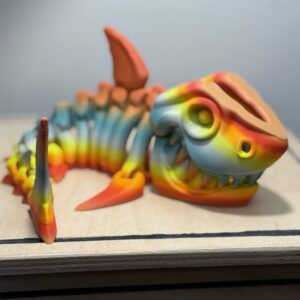 Flexi 12" Skeleton Shark Paint