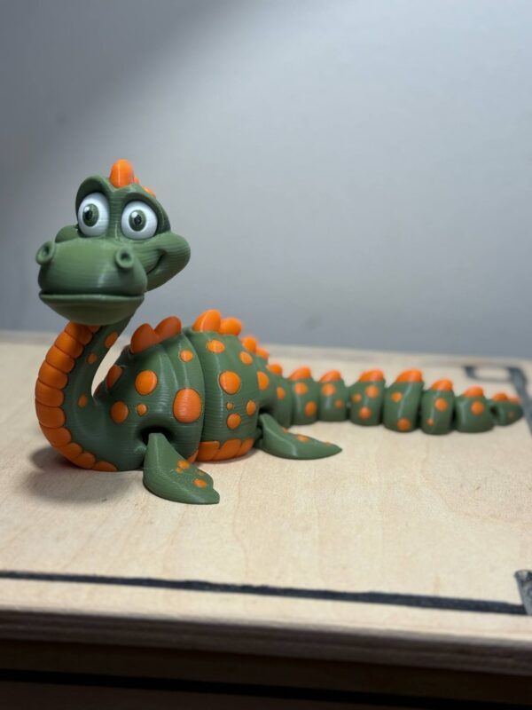 Flexi Loch Ness Monster – 3D Printed, Articulating & Legendary (9”) - Image 2